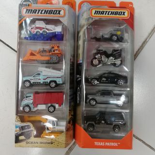 รถเหล็ก matchbox แพค5คัน