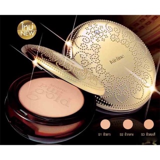 สินค้า แป้งมิสทิน เพอร์โกลด์ แป้ง Mistine Number One Pur Gold SPF25 PA++