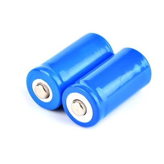 Cr123a 16340 1300mAh Li-ion 3.7V ชาร์จแบตเตอรี่ลิเธียมไอออน ระบายน้ําสูง สําหรับไฟฉายเลเซอร์ ไฟฉาย โคมไฟ