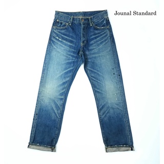 ยีนส์ริมแดง Selvedge Journal Standard เอว 30-31 ริมแดง เฟดสนิม ผ้าด้าน ขากระบอกเล็ก Made in Japan