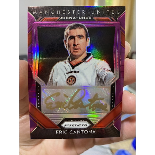 2021 Panini Prizm Eric 少い Cantona Auto Pink