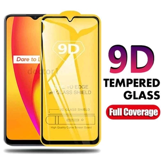 9D ฟิล์มกระจก เต็มจอ Realme C51 C53 C55 C35 C33 C30s C30 C25s C25y C25 C21 C21y C15 C11 C12 C3 4G 5G 2023