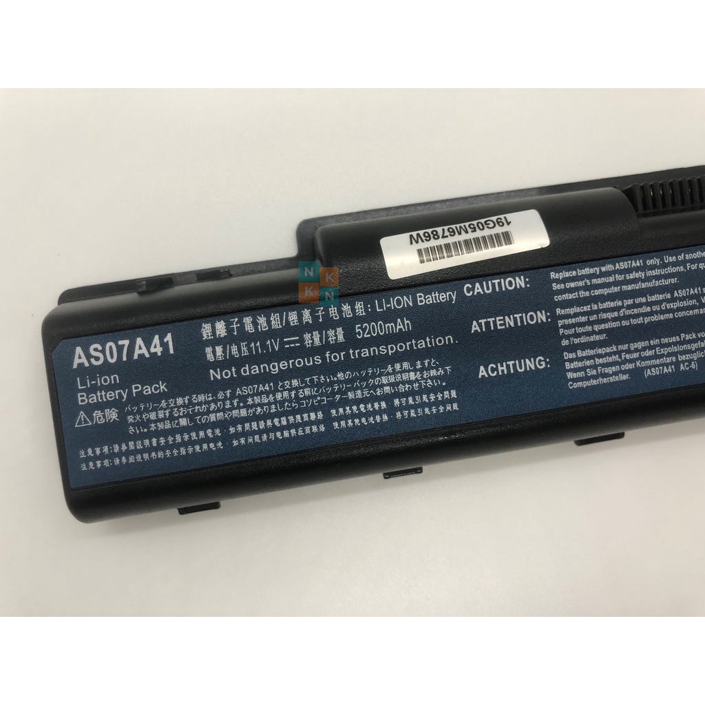 Acer แบตเตอรี่ AS07A41 (สำหรับ Aspire 4240 4310 4520 5335 5536 5738 ...