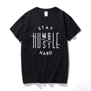 เสื้อแฟชั่นผญ2022 อื่นๆ - OversizeStayHumbleHustleHardFitร่างกายความงามเสื้อเชิ้ตแขนสั้นเซ็กซี่สันท