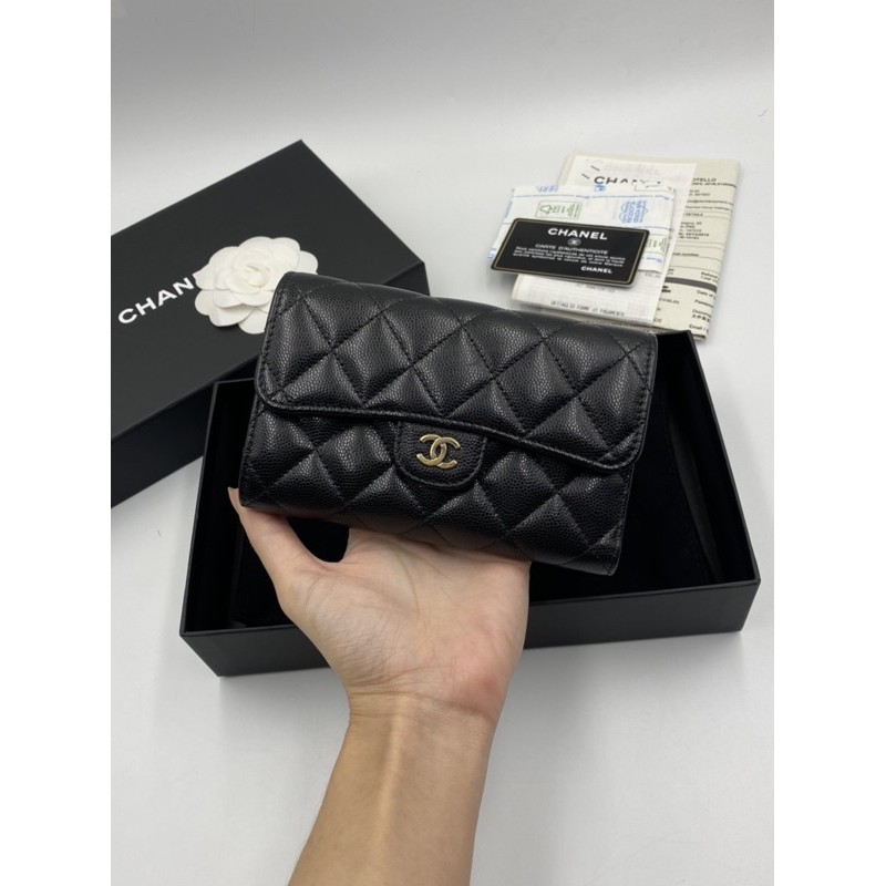 Chanel Boy Wallet on Chain WOC Black Lambskin Gold Hardware – Coco Approved  Studio