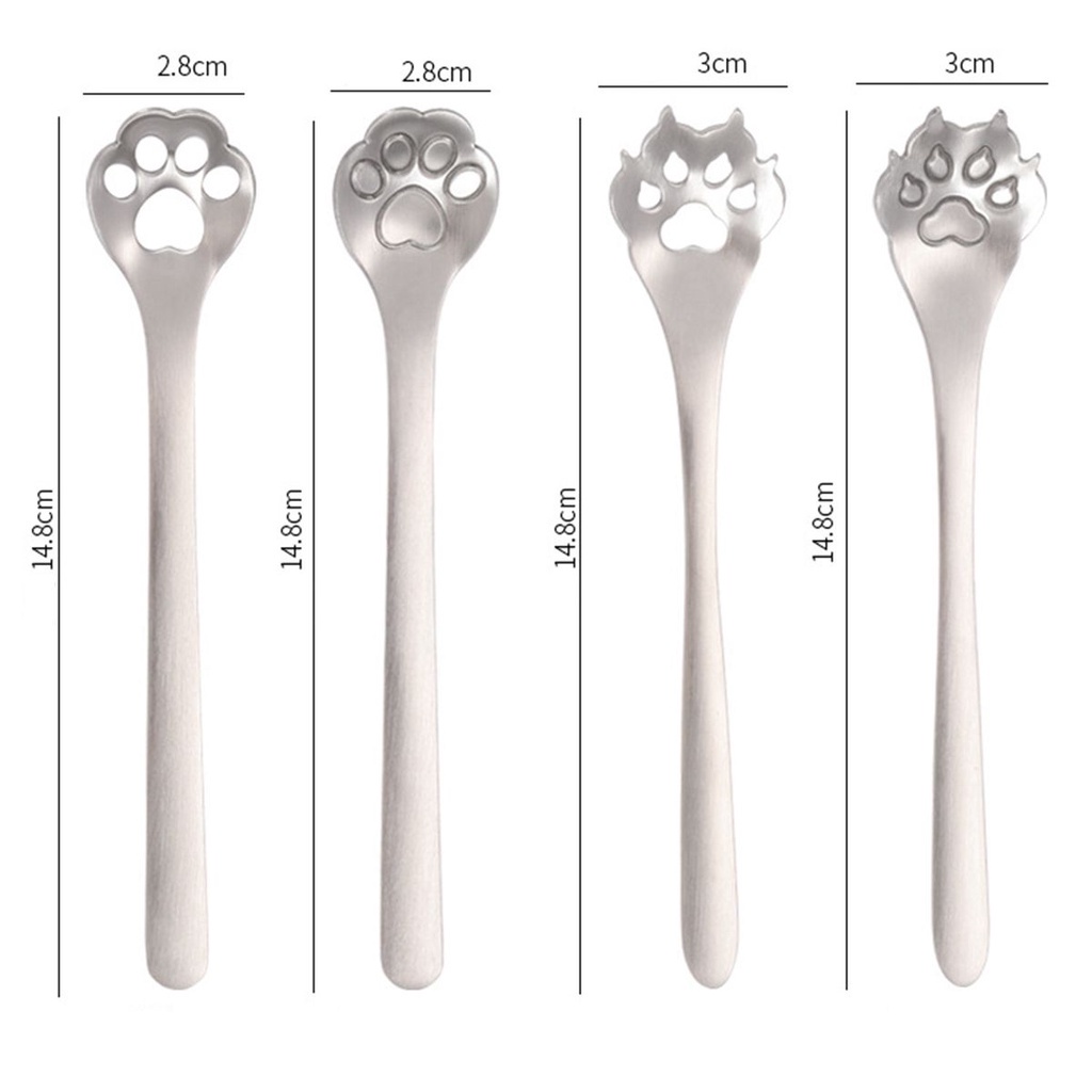 alisondz-home-milk-spoon-kitchen-stirring-tool-teaspoon-ice-cream-mixing-cute-stainless-steel-dog-cat-paw-dessert-coffee-stirrers-multicolor