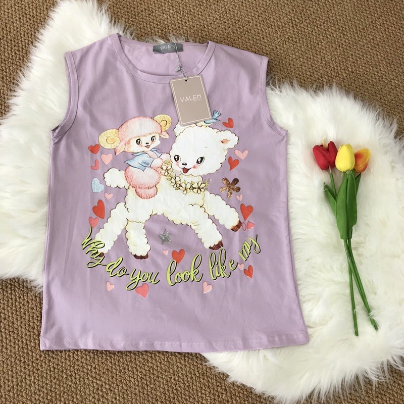 baby-animal-decals-t-shirt-เสื้อกล้ามลายการ์ตูน