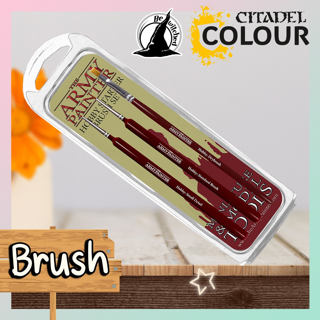 [Brush] Army Painter Hobby Starter Brush Set Shopee Thailand