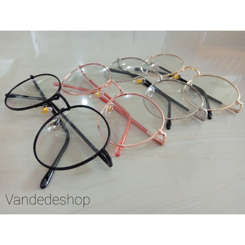 ภาพสินค้าแว่นกรองแสงคอม มือถือ เลนส์ออโต้บลูบล็อค ไม่มีค่าสายตา จากร้าน vandedeshop บน Shopee ภาพที่ 2
