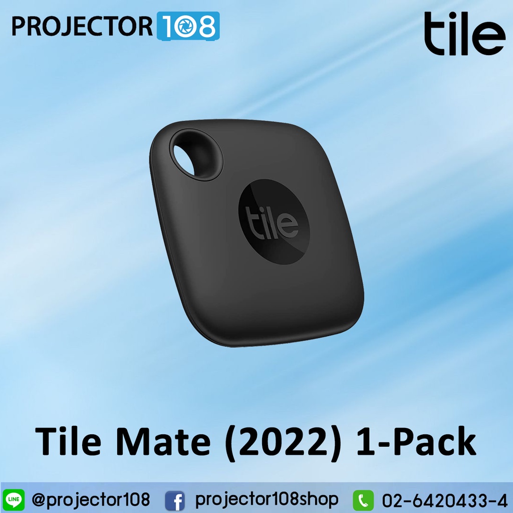 ภาพหน้าปกสินค้าTile Mate (2022) 1-Pack, Bluetooth Tracker, Keys Finder and Item Locator; Up to 250 ft. Range. Up to 3 Year Battery