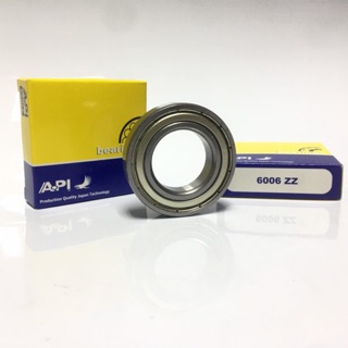 API Bearing 6006 ZZ ตลับลูกปืน เม็ดกลมร่องลึก คุณภาพเยี่ยม มาตรฐาน DGBB