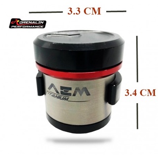 กระปุกน้ำมันเบรค aem ไทเทเนียม ของแท้ Italy ขนาด 27mm