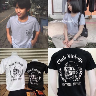 เสื้อยืด วินเทจClub Vintageใส่ได้ทั้งผู้หญิงและผู้ชาย