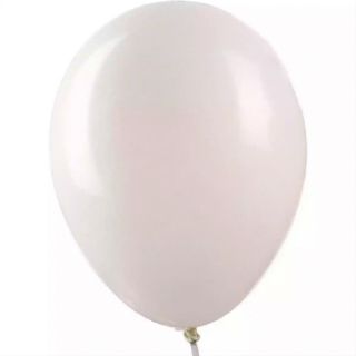 Bk Balloon ลูกโป่งกลม สีขาว เนื้อมุกวาว 50,100 ลูก