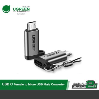 ภาพหน้าปกสินค้าUGREEN  รุ่น 50590 USB C Female to Micro USB Male Cable Adapter For All ซึ่งคุณอาจชอบราคาและรีวิวของสินค้านี้