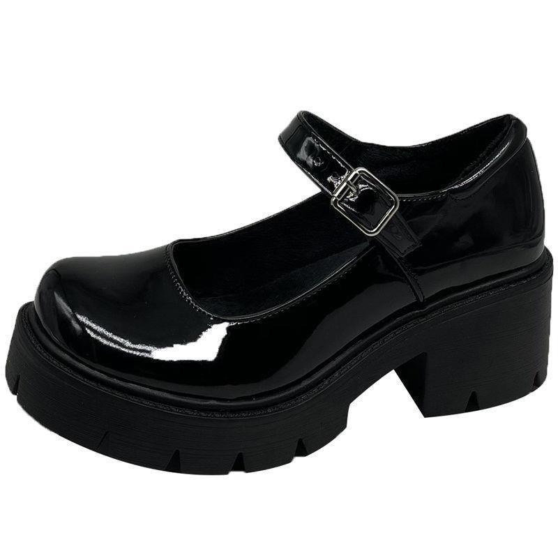 รองเท้า-jk-รองเท้า-maryzhen-หญิง-2022-ฤดูใบไม้ผลิวิทยาลัยญี่ปุ่น-jk-หนาก้นคำหัวเข็มขัดรองเท้าเดี่ยวรอบหัวนุ่มนวลรองเท้า