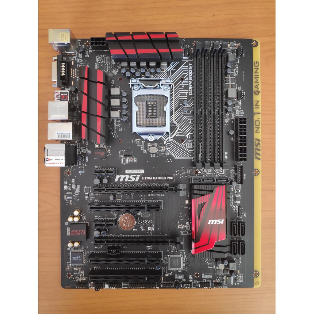 Msi h170a gaming pro deals
