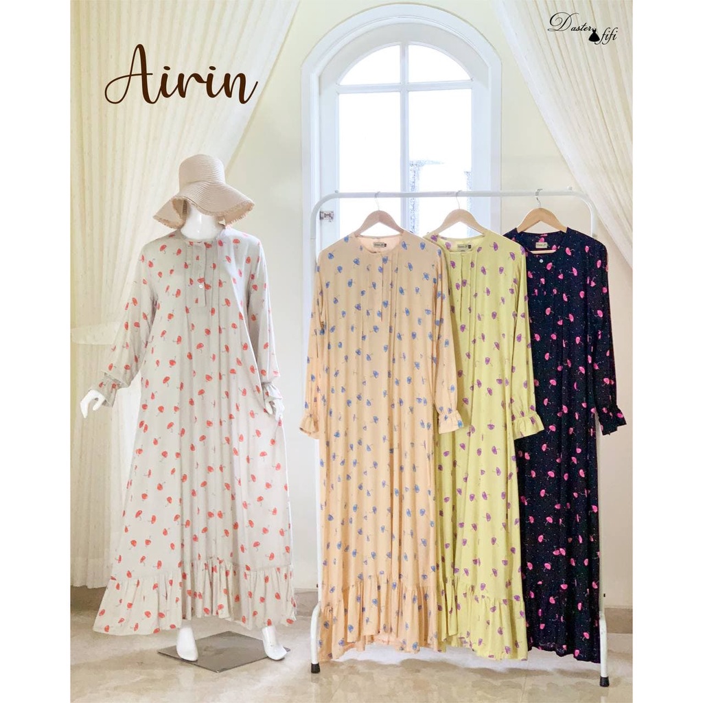 Daster Airin Maxi Dress ชุดนอนสตรีโดย Daste Fifi | Shopee Thailand