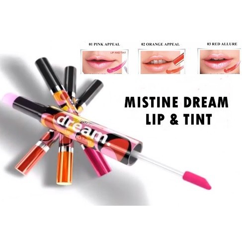 โปรค่าส่ง25บาท-mistine-dream-lip-and-tint-มิสทีน-ดรีม-แอนด์-ทินท์-ลิป-มิสทีน