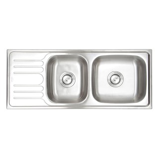 Embedded sink BUILT-IN 2B1D HAFELE ARTEMIS 495.39.290 RHD Sink device Kitchen equipment อ่างล้างจานฝัง ซิงค์ฝัง 2หลุม 1ท