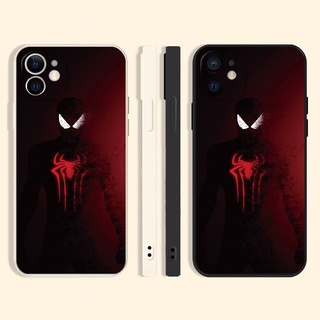 spiderman เคสไอโฟน 12promax 8พลัส เคส iPhone 13 12 11 pro max 7 8 se2020 14 pro max 7 8plus Xr Xs X max case นิ่ม