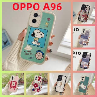 เคส OPPO A96 เคสโทรศัพท์ซิลิโคนกันกระแทก สนูปปี้. ลายน่ารัก KLQ