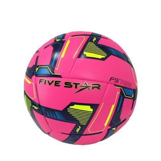 สินค้า ***แถมเข็มและตาข่าย **** FIVE STAR ลูกฟุตซอลหนังเย็บ หนังนุ่ม Futsal 31626 เบอร์3.7  FBT