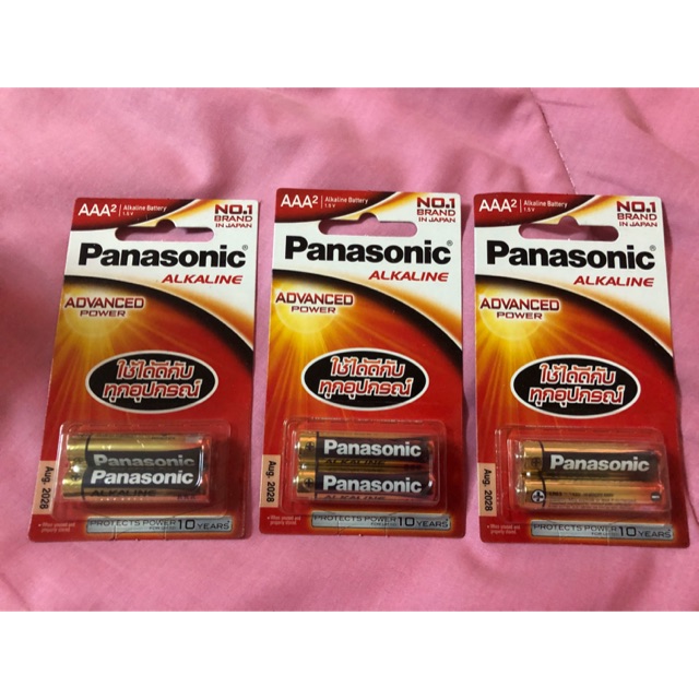 ถ่าน Panasonic 3A รุ่น LR-03T/2B แพ๊ค2ก้อน | Shopee Thailand