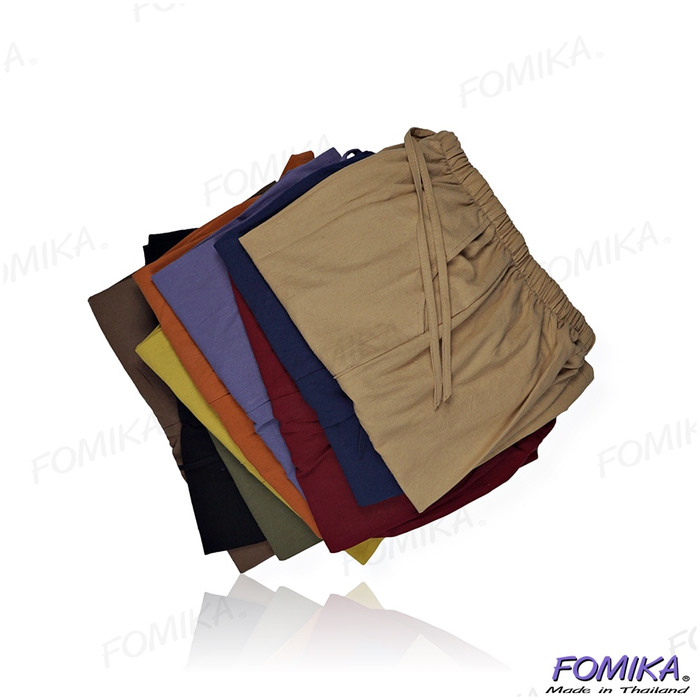fomika-e-กางเกงขาสามส่วน-กางเกงขา3ส่วนผู้หญิง-ผ้าคอตตอน-ลินิน