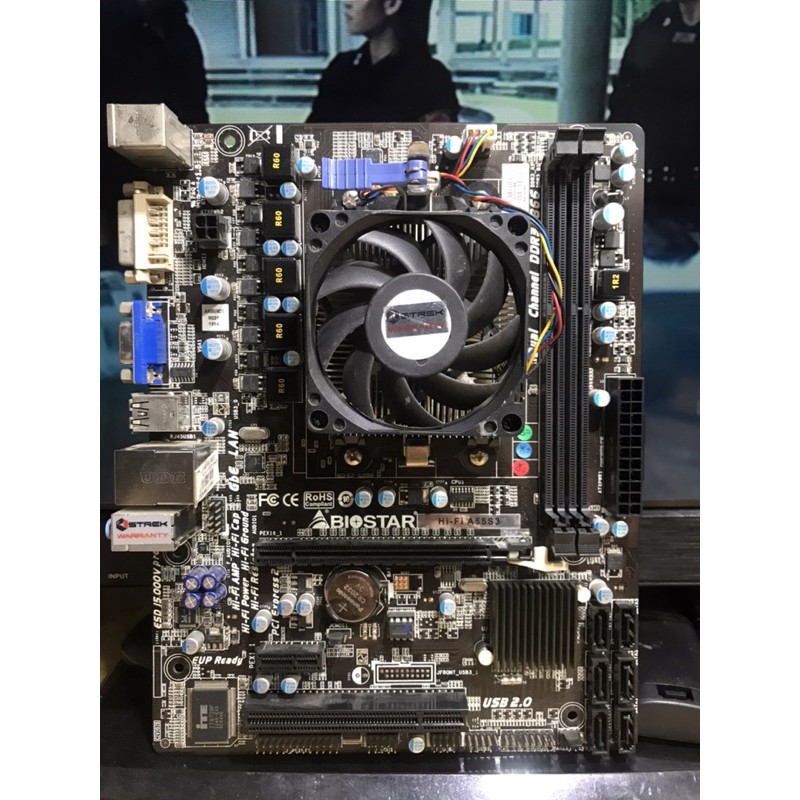 เมนบอร์ด BIOSTAR Hi-Fi A55S3 + CPU A6-5400k 3.60Ghz มีRadeon HD 7540D ...