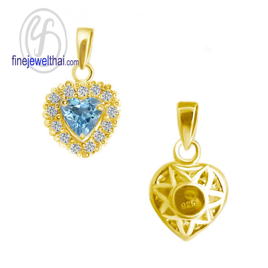 finejewelthai-จี้โทพาซ-โทพาซ-จี้พลอย-พลอยประจำเดือนเกิด-topaz-silver-pendant-birthstone-p1082tp00-ราคาต่อชิ้น