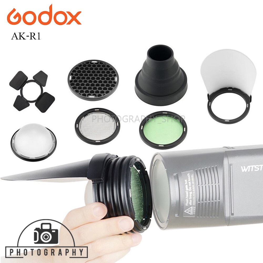 Godox AKR1 Accessory Kit For Round Flash Head ชุดอุปกรณ์ฟิวเตอร์ กับ