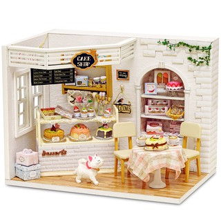 ภาพหน้าปกสินค้าCutebee DIY บ้านตุ๊กตา บ้านโมเดล โมเดลบ้านตุ๊กตา โมเดลร้านเค้ก ที่เกี่ยวข้อง