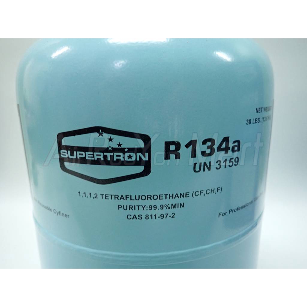 น้ำยาแอร์-r134a-supertron-ขนาด-13-6-kg-refrigerant-r134a-30-lbs