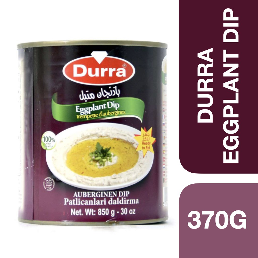 Durra Eggplant Dip 370g ++ ดูร่า ดิปมะเขือม่วง 370 กรัม Shopee Thailand