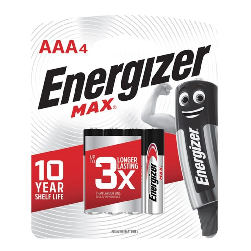 ถ่านอัลคาไลน์-e92-pb4-lr03-1-5v-aaa-แพ็ค-4-ก้อน-energizer-max