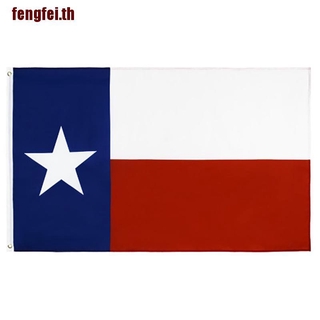 【fengfei】ธงแบนเนอร์ ลาย The USA Texas 90x150 ซม. คุณภาพสูง