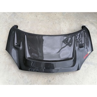 Carbon Plus ฝากระโปรงคาร์บอน ไฟเบอร์ - คาร์บอน เคฟล่า NISSAN March (ลายสอง)