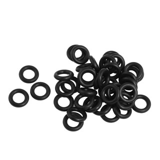 50x Black 16mm OD 9mm Inner Dia Nitrile Rubber O-ring Oil Seal Gasket