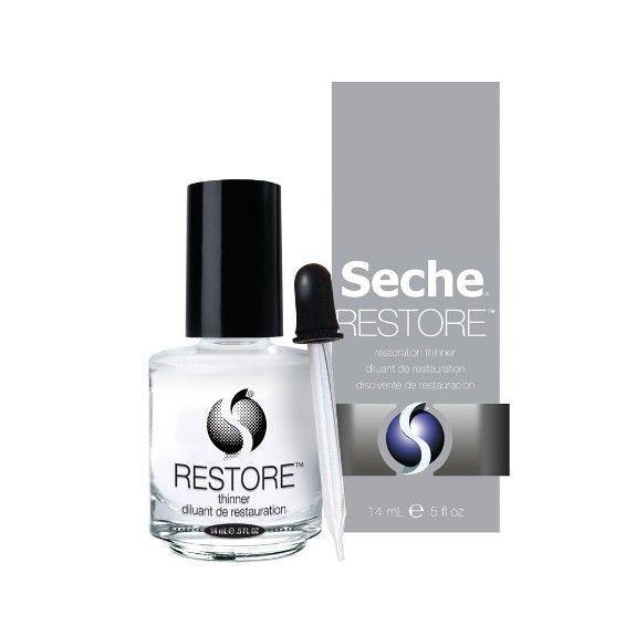 seche-restore-thinner-14ml-น้ำยาเติมสีทาเล็บและท็อปโค้ท-ทำให้สีทาเล็บที่เริ่มหนืดและข้นให้กลับมาใช้ได้เหมือนเดิม