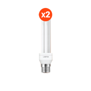 โปรโมชั่น : ของแท้ LAMPTAN หลอดไฟตะเกียบ Compact U-Type 14W แพ็คคู่