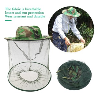 สินค้า หมวกตาข่ายกันแมลง หมวกตาข่าย หมวกปีก Insect Protector Hat หมวกมุ้งกันยุง หมวกกันผึ้ง หมวกลายทหาร หมวกกันแมลง หมวกตัดหญ้า
