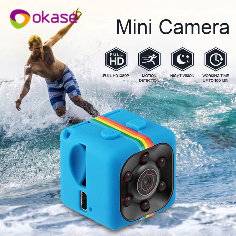 ภาพหน้าปกสินค้าราคาถูกSq11 Mini Camera Hd 960 P กล้องบันทึกวิดีโอขนาดเล็กมีเซ็นเซอร์มองเห็นที่มืด Dvr Dv Motion Oks จากร้าน okase.th บน Shopee