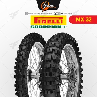 ยางมอเตอร์ครอสสําหรับการแข่งขัน PIRELLI MOTORCOSS &amp; SUPERCROSS SCORPION MX 32 ยาง Enduro/Motocross ที่ใช้ในการแข่งขัน