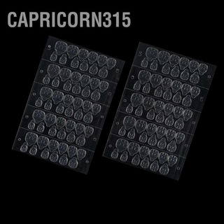 Capricorn315 เทปกาวใส สองด้าน สําหรับตกแต่งเล็บปลอม 50 แผ่น ต่อล็อต
