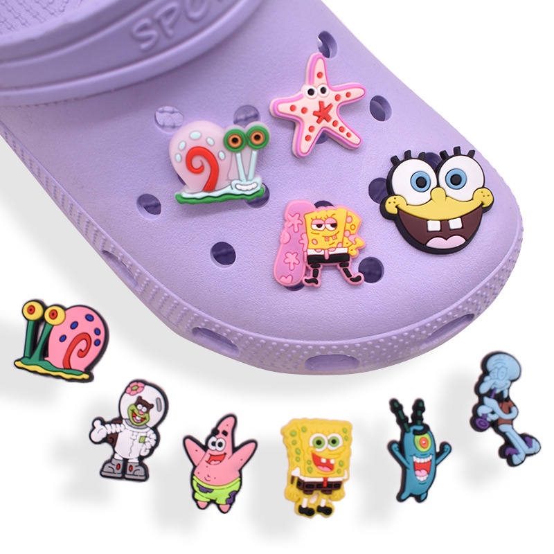 ภาพสินค้าการ์ตูน Patrick Star SpongeBob jibitz สําหรับ crocks น่ารัก crocks jibitz Charm Pins อุปกรณ์ตกแต่งรองเท้าสําหรับเด็ก จากร้าน ccbaby.th บน Shopee ภาพที่ 4