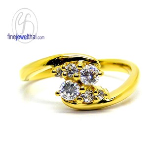 Finejewelthai-แหวนเพชร-แหวนเงินแท้-แหวนแต่งงาน-แหวนหมั้น-R1114cz_g