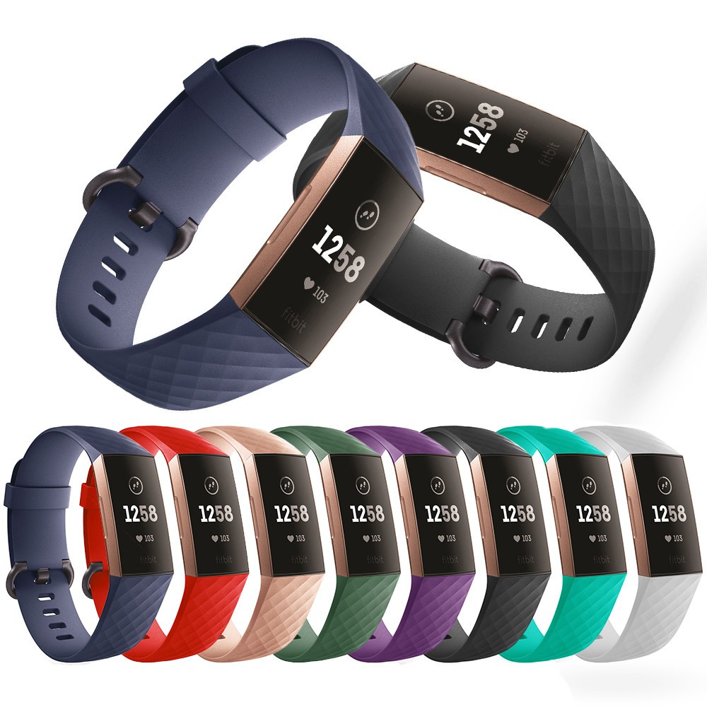 ภาพหน้าปกสินค้าสายนาฬิกาข้อมือ TPU นิ่ม สำหรับ Fitbit Charge 3 4 charge4 charge3 SE sport watch band