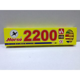 ดินสอ HB -2200 ตราม้า บรรจุ 12 แท่ง-กล่อง