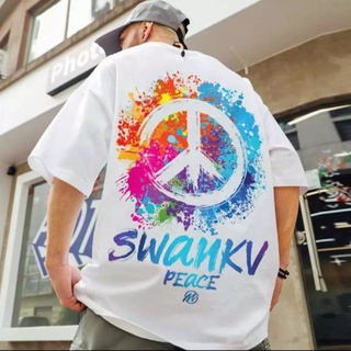 เสื้อยืดผู้ชาย เสื้อยืด SWANKV BIGSIZE STREETWEAR สไตล์ญี่ปุ่น (6XL) | เสื้อยืด พิมพ์ลาย DISTRO สไตล์สตรีท S-5XL